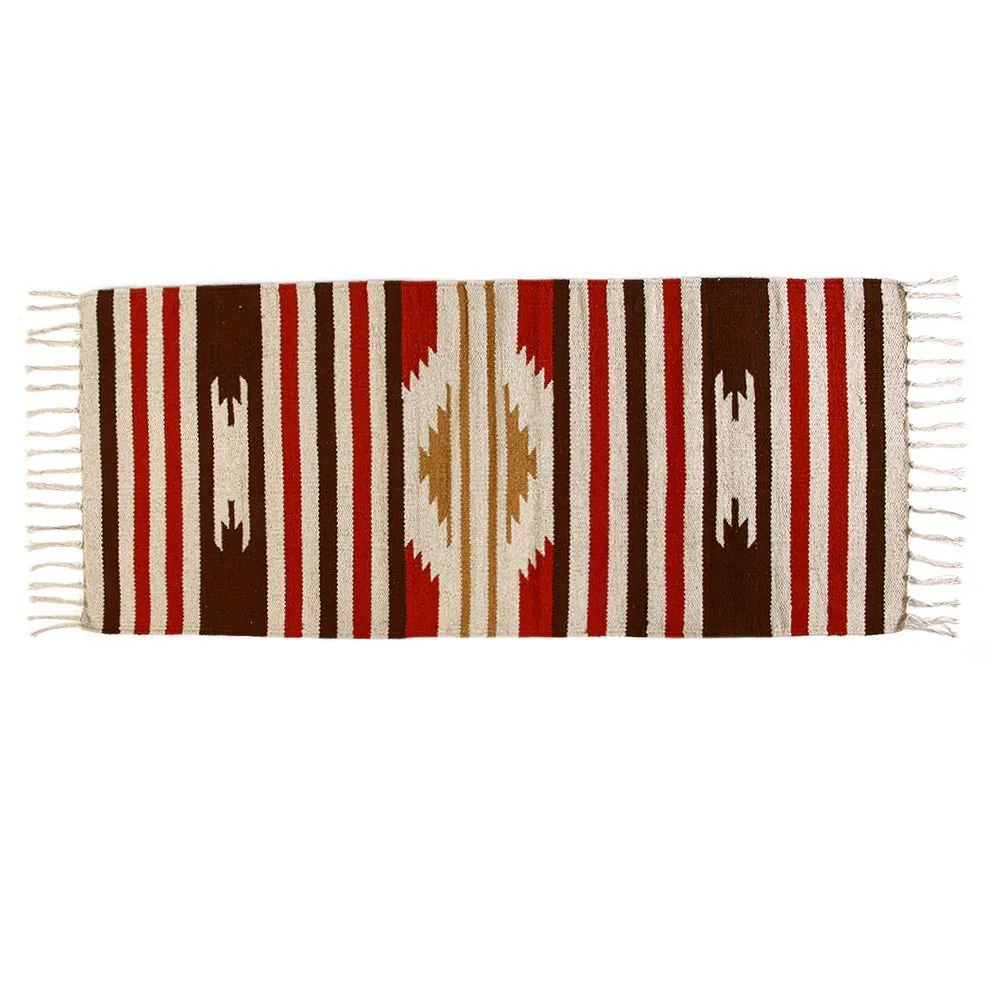 Tapete para Quarto Ou Sala 50Cmx1,20 m Kilim - Terracota TI