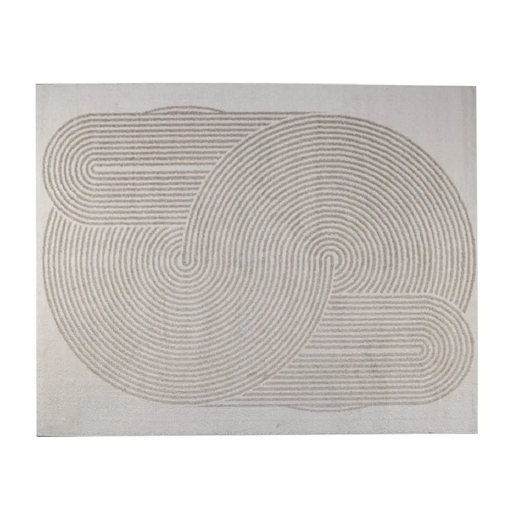 Tapete para Quarto e Sala 2,00X2,50 m Lotus - Bege Design