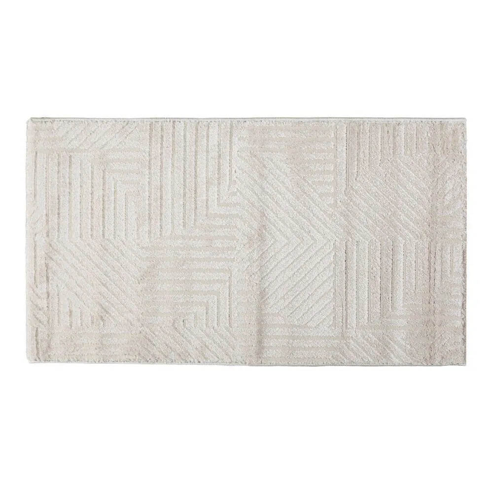 Tapete para Quarto e Sala 57Cm X 1,00M Lucca - Off White