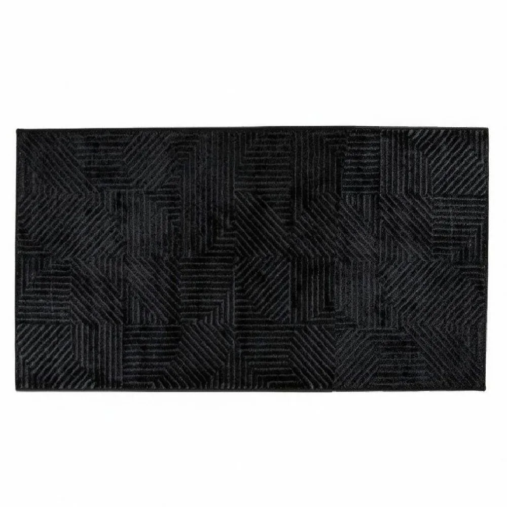 Tapete para Sala e Quarto 80Cm X 1,50M Lucca - Antracite