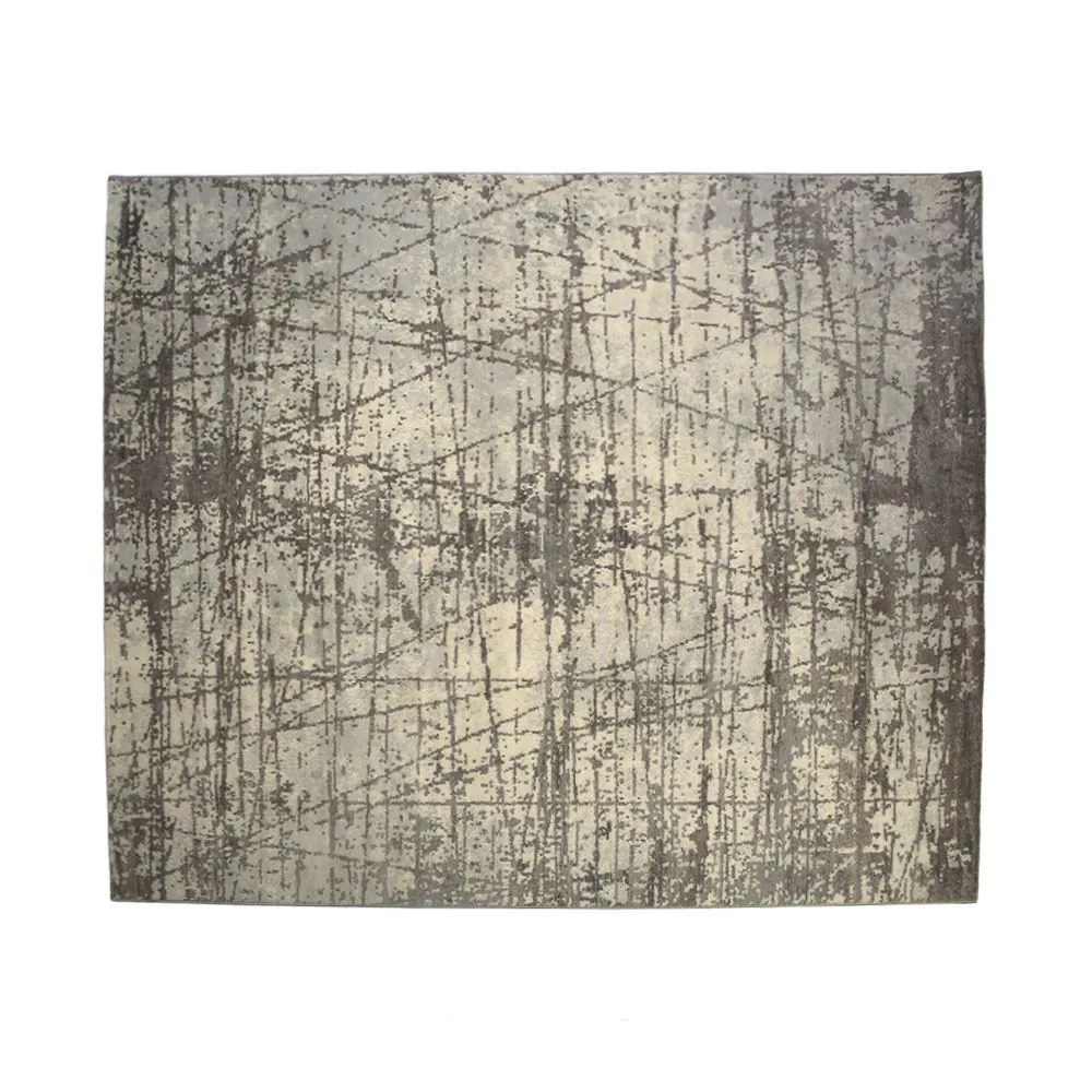 Tapete para Quarto e Sala 2,00X2,50 m Nirvana - Cinza e Bege