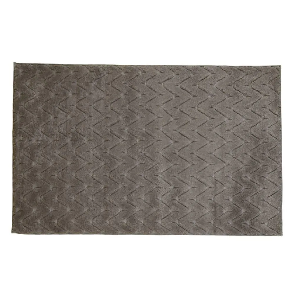 Tapete para Quarto e Sala 80Cmx1,50 m Milano - Cinza Chevron