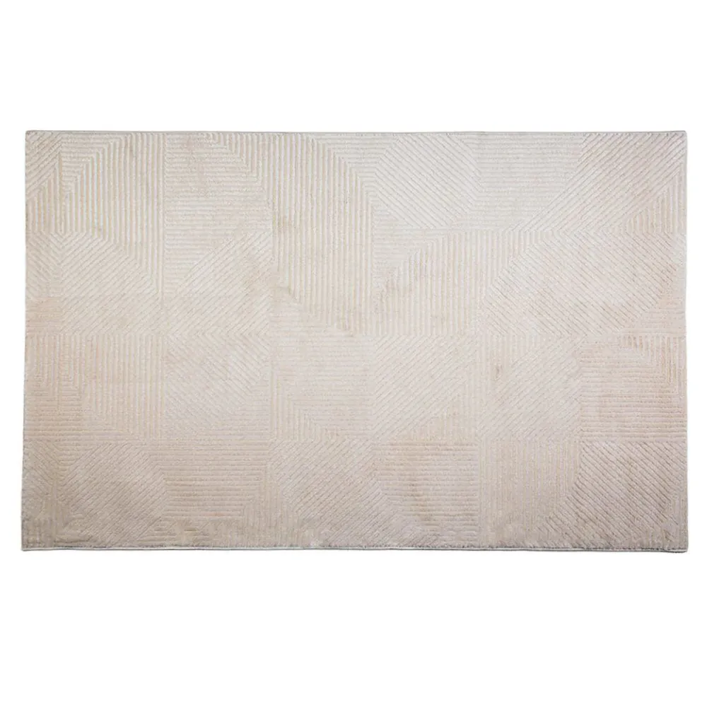 Tapete para Quarto e Sala 1,33 X 2,00 m Lucca - Creme