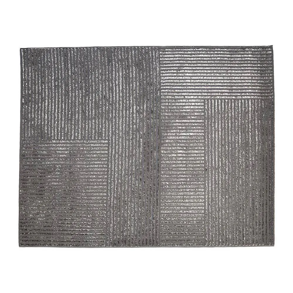 Tapete para Quarto e Sala 2,00X2,50 m Dubai - Cinza Linhas
