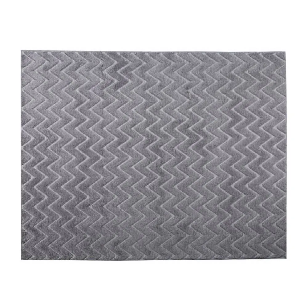 Tapete para Quarto e Sala 2,00X2,50 M Milano - Cinza Chevron