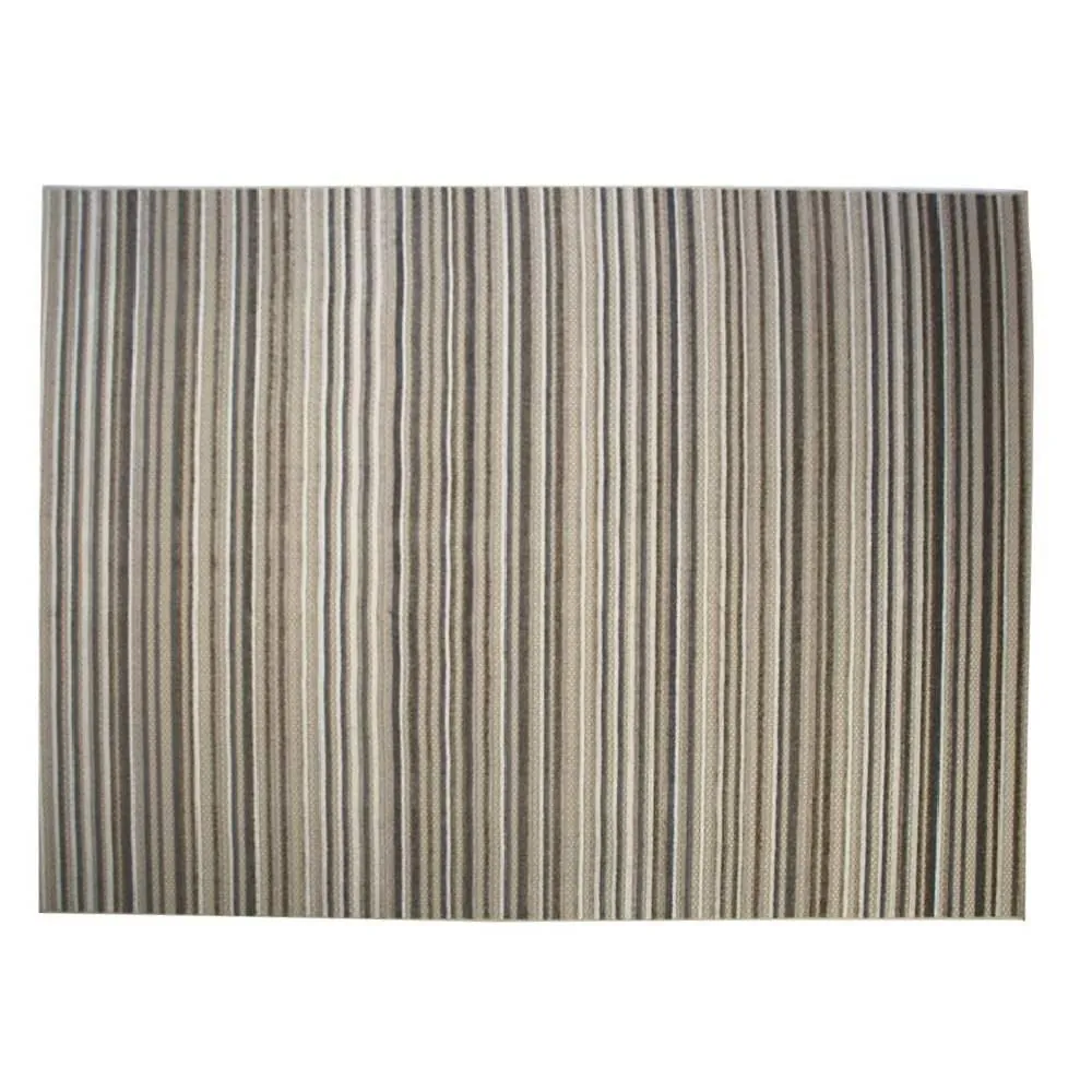 Tapete para Quarto e Sala 2,00X3,00 m Kyoto - Creme e Cinza
