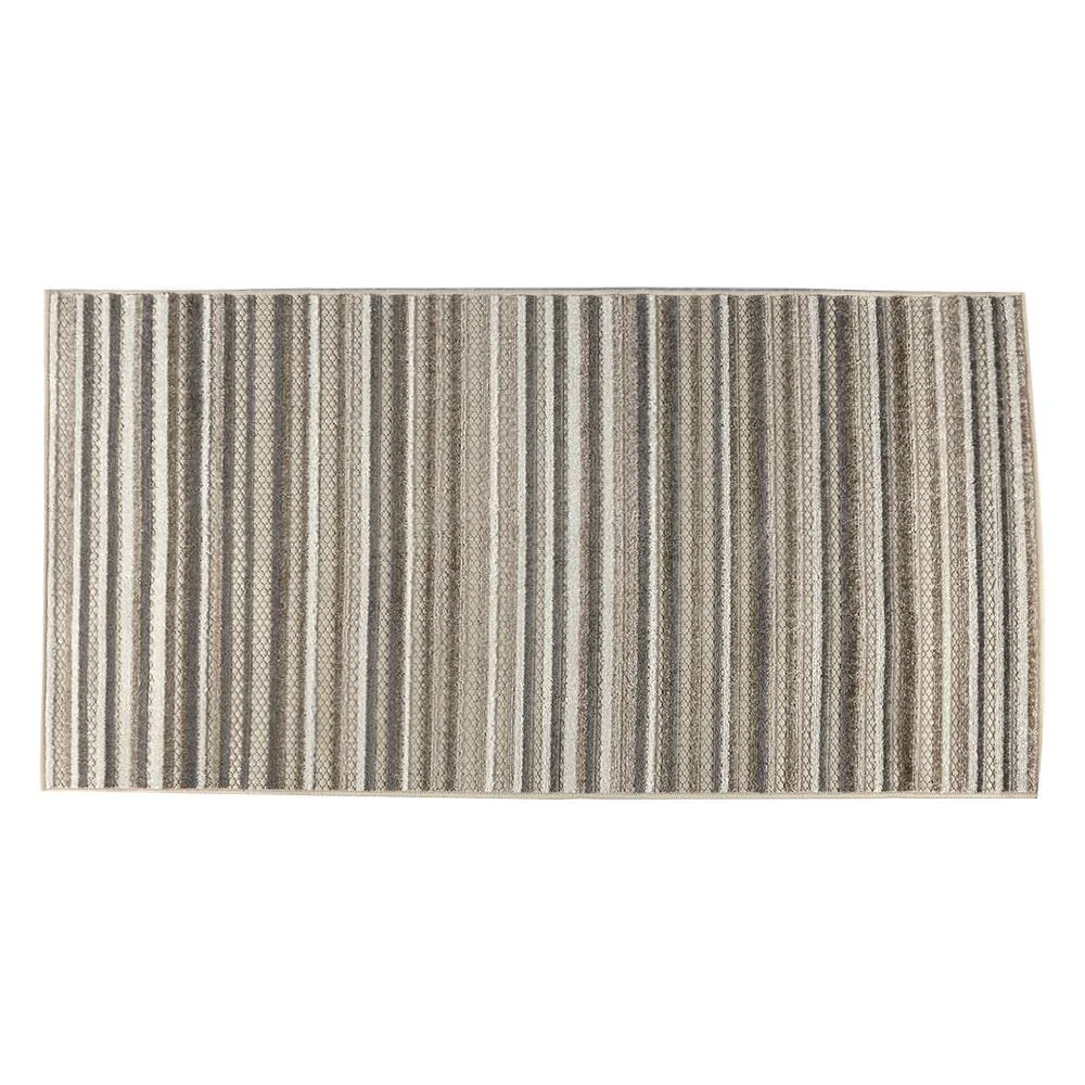 Tapete para Quarto e Sala 80Cmx1,50M Kyoto - Creme e Cinza