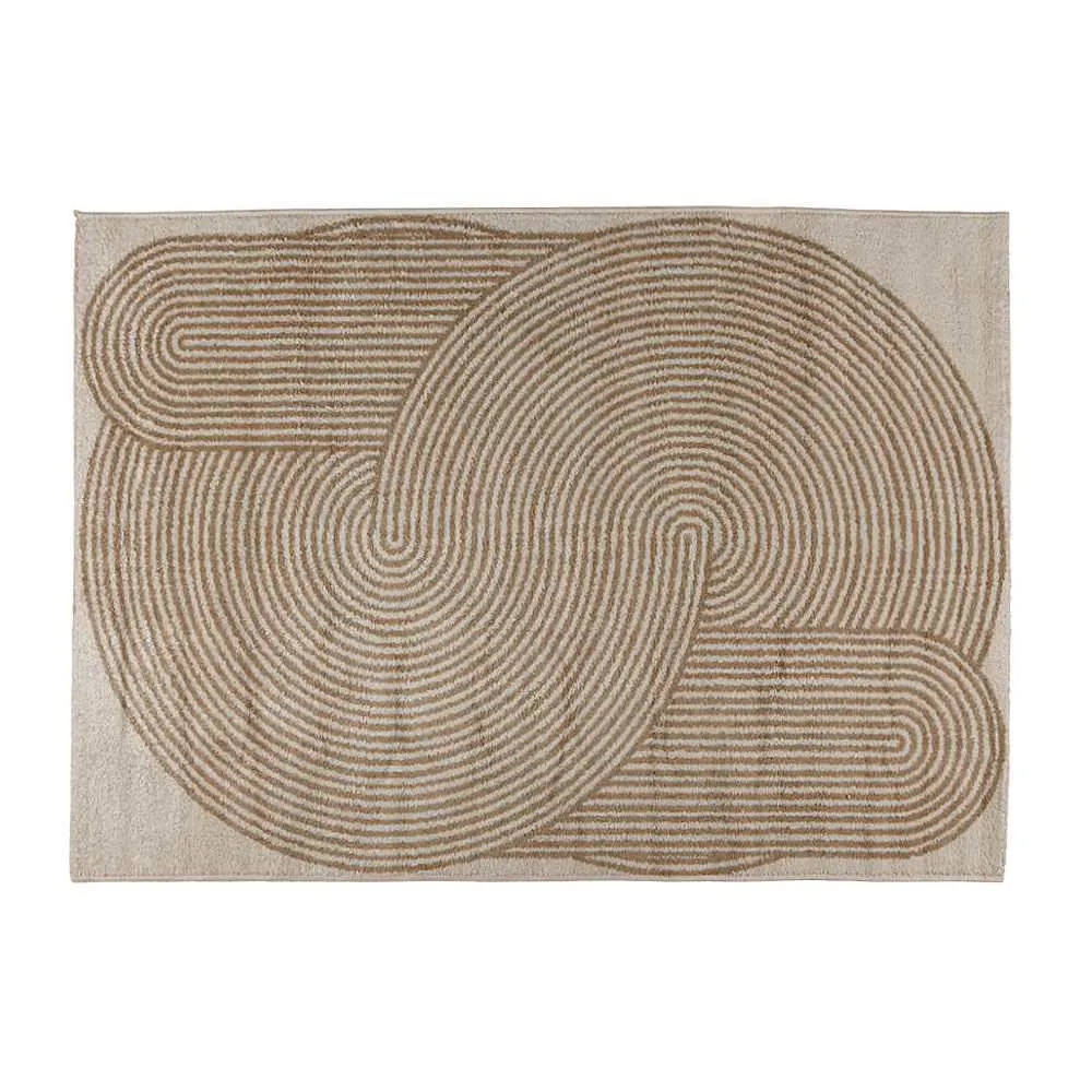Tapete para Quarto e Sala Lotus 1,40X2,00 m - Design Bege