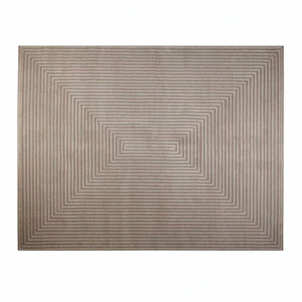 Tapete para Quarto e Sala Lugano 2,00 X 2,50M - Bege Listras