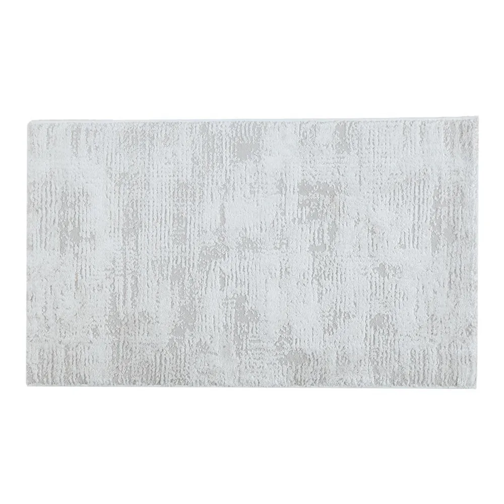 Tapete para Quarto Ou Sala 60Cm X 1,00M Versalhes - Creme e Branco