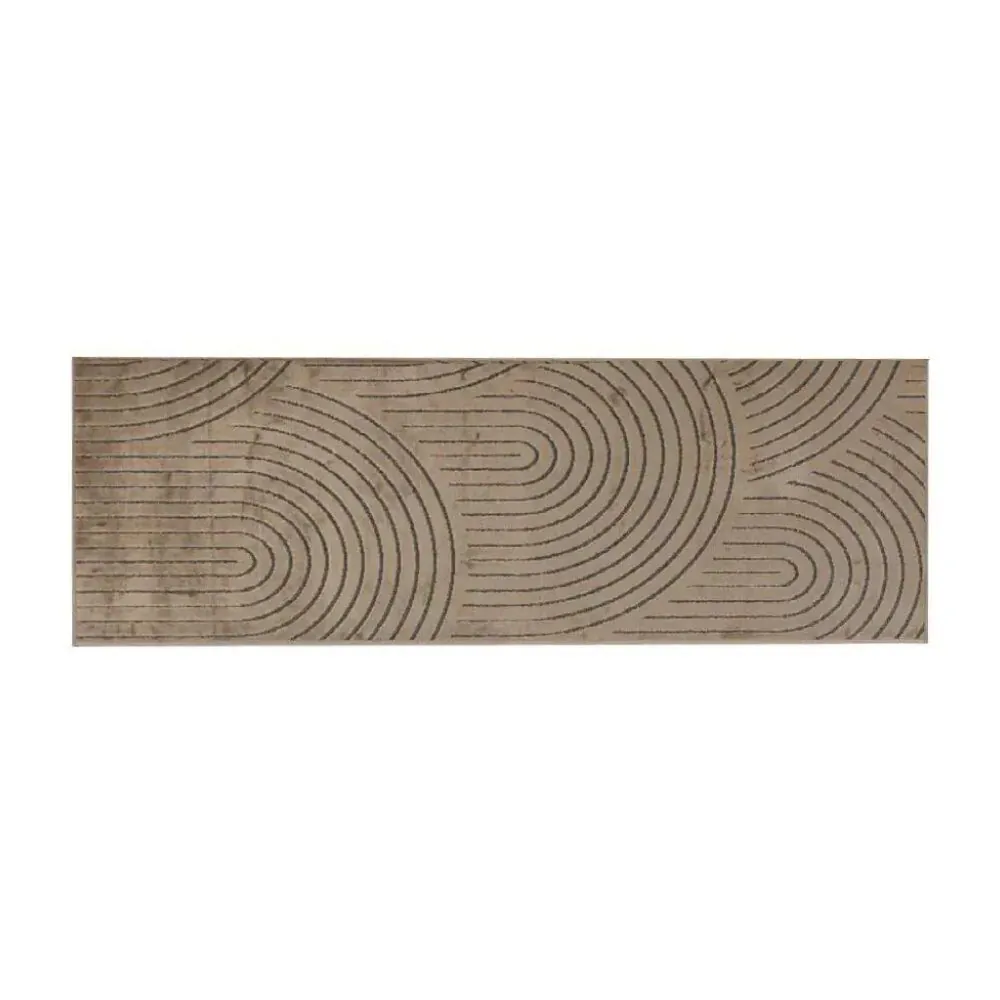 Tapete para Quarto Ou Sala 0,68X2,10 m Faro - Arcos Caramelo