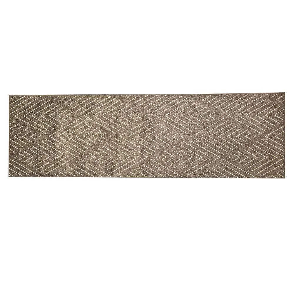 Tapete para Quarto Ou Sala 0,68X2,10 m Faro - Escamas Taupe