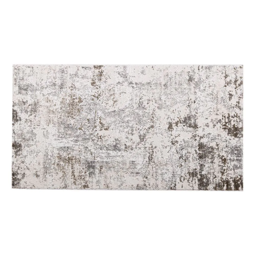 Tapete para Quarto e Sala 80Cmx150m Ibiza - Creme Marrom