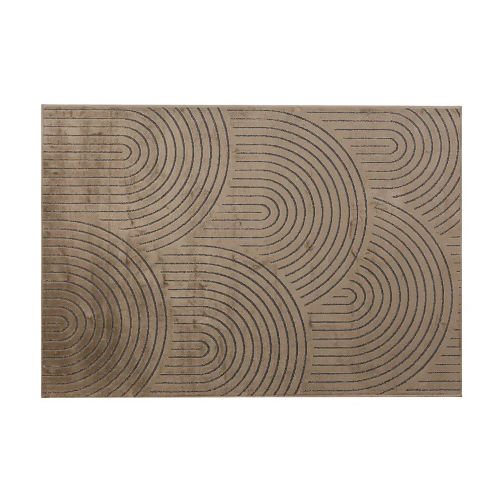 Tapete para Quarto Ou Sala 1,00X1,40 M Faro - Arcos Caramelo