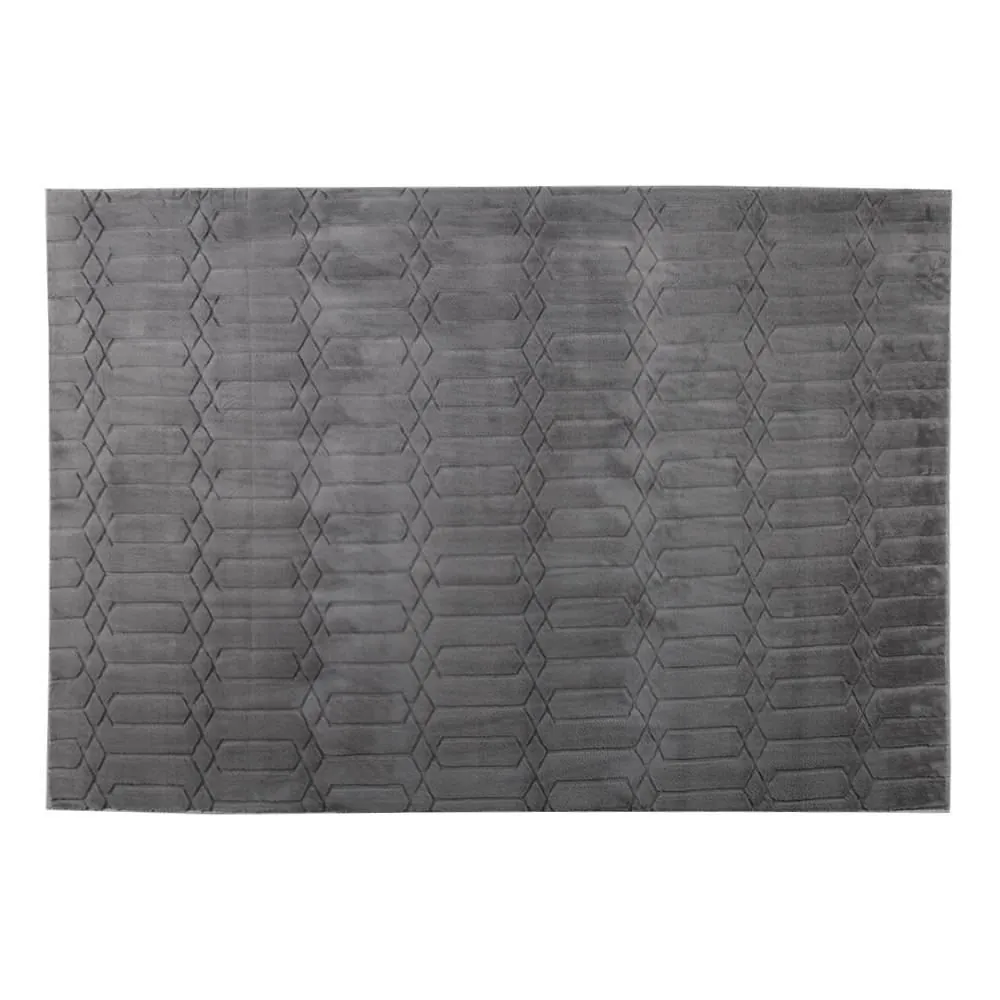 Tapete para Quarto Ou Sala 1,40X2,00M Bellagio - Chumbo