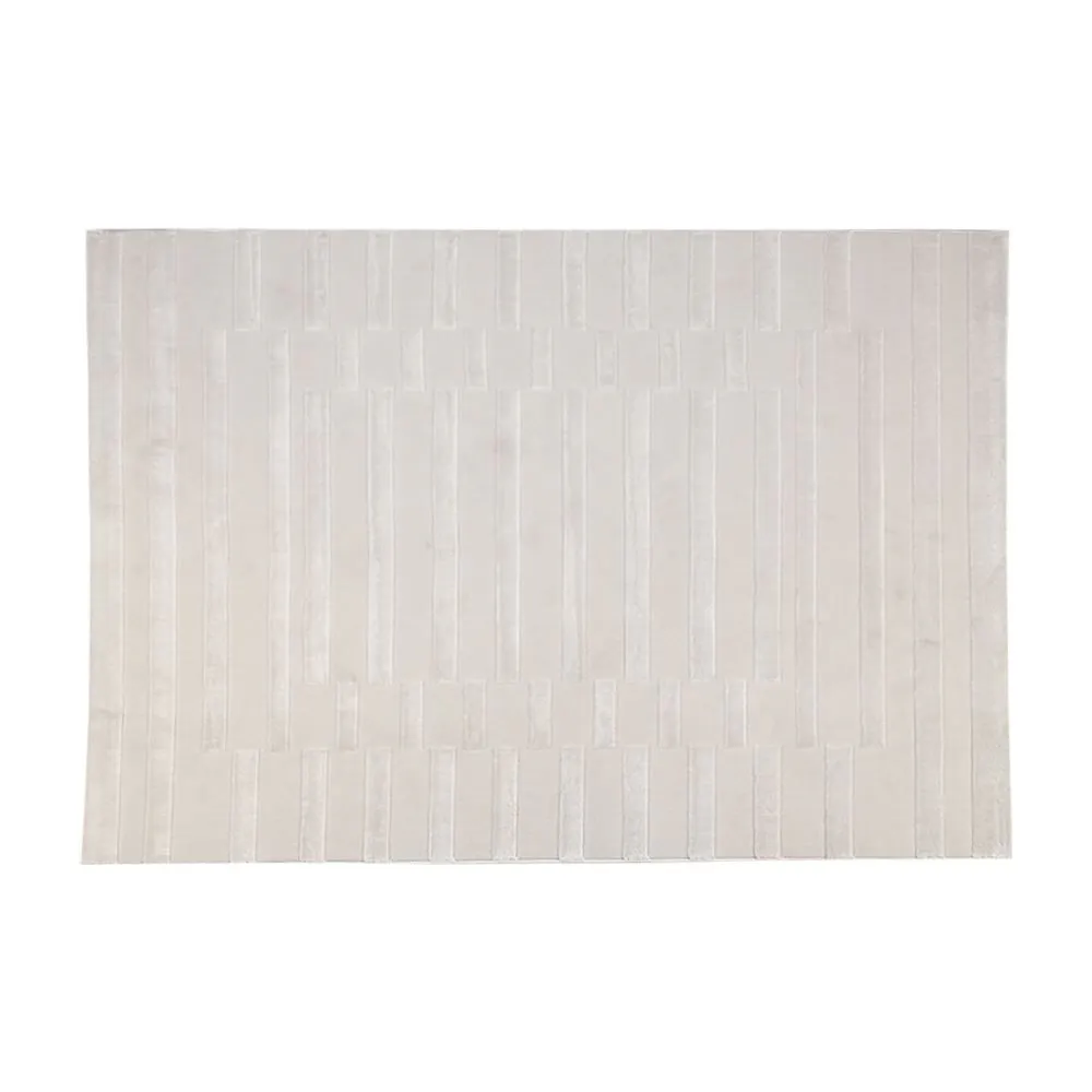Tapete para Quarto e Sala 1,40X2,00 m Provence - Bege Listras