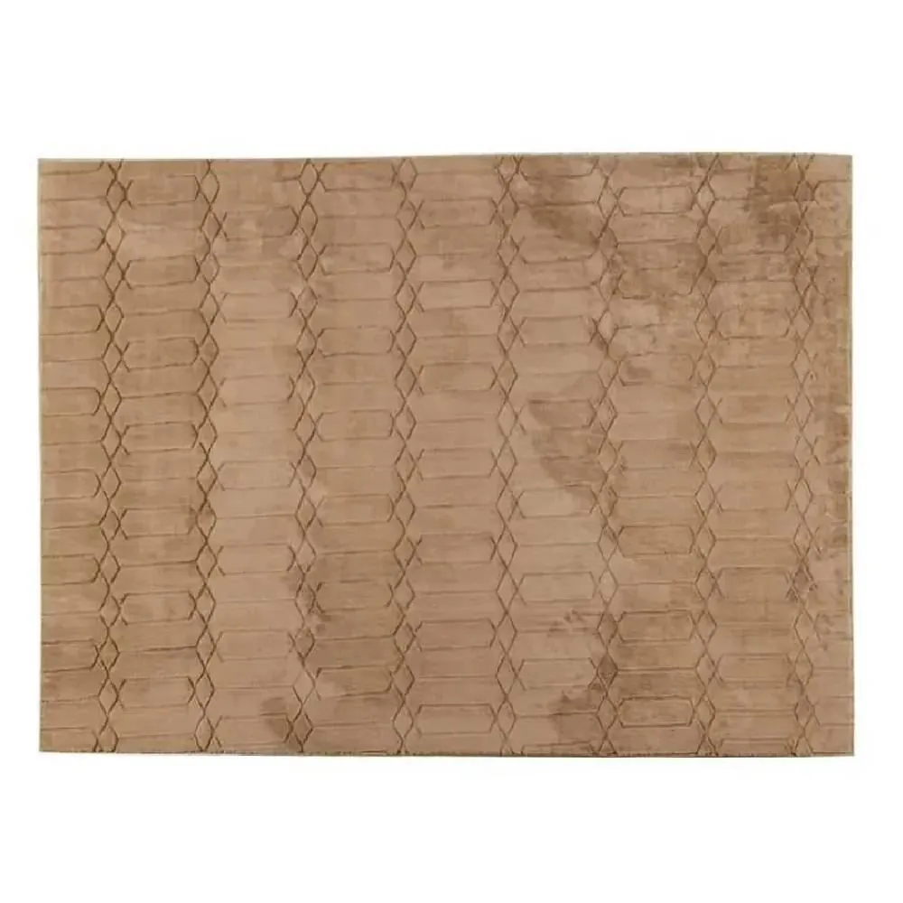 Tapete para Quarto Ou Sala 2,00X3,00 m Bellagio - Hexágono Castor