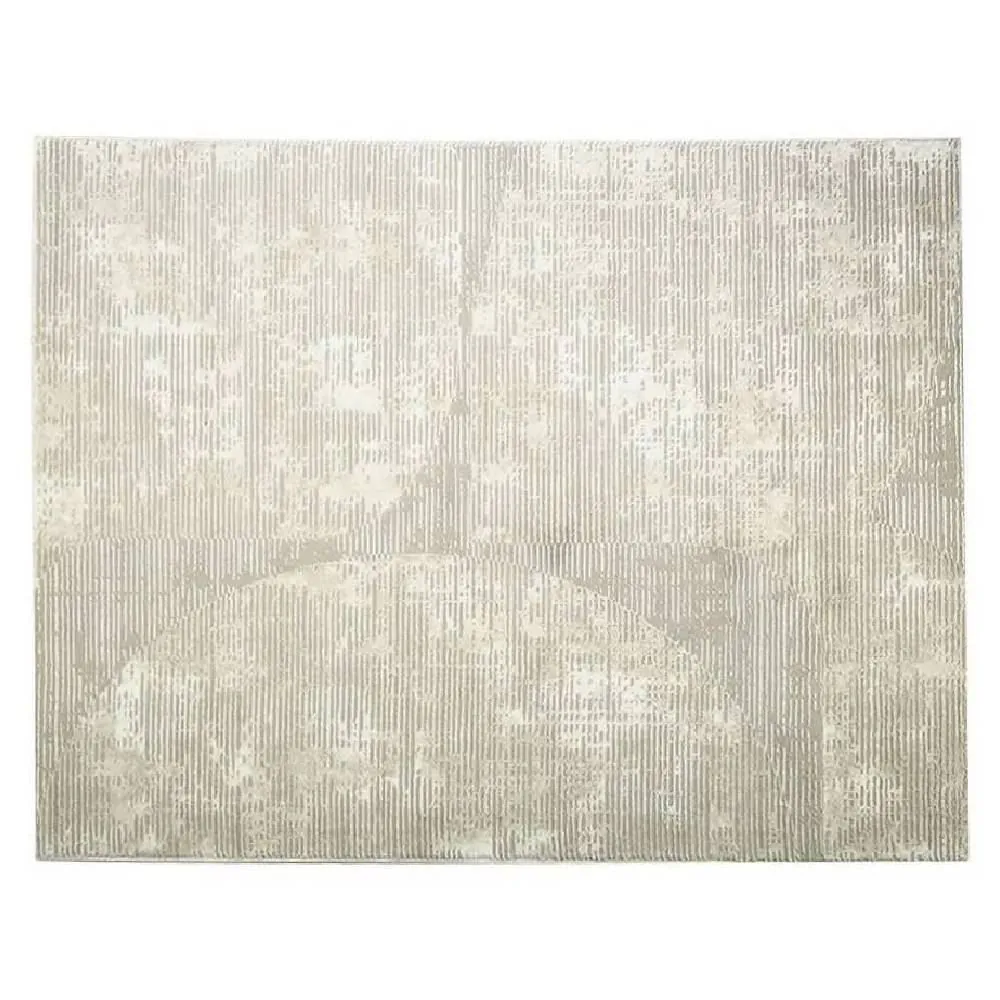 Tapete para Quarto e Sala 2,50 X 3,00M Versalhes - Creme e Branco