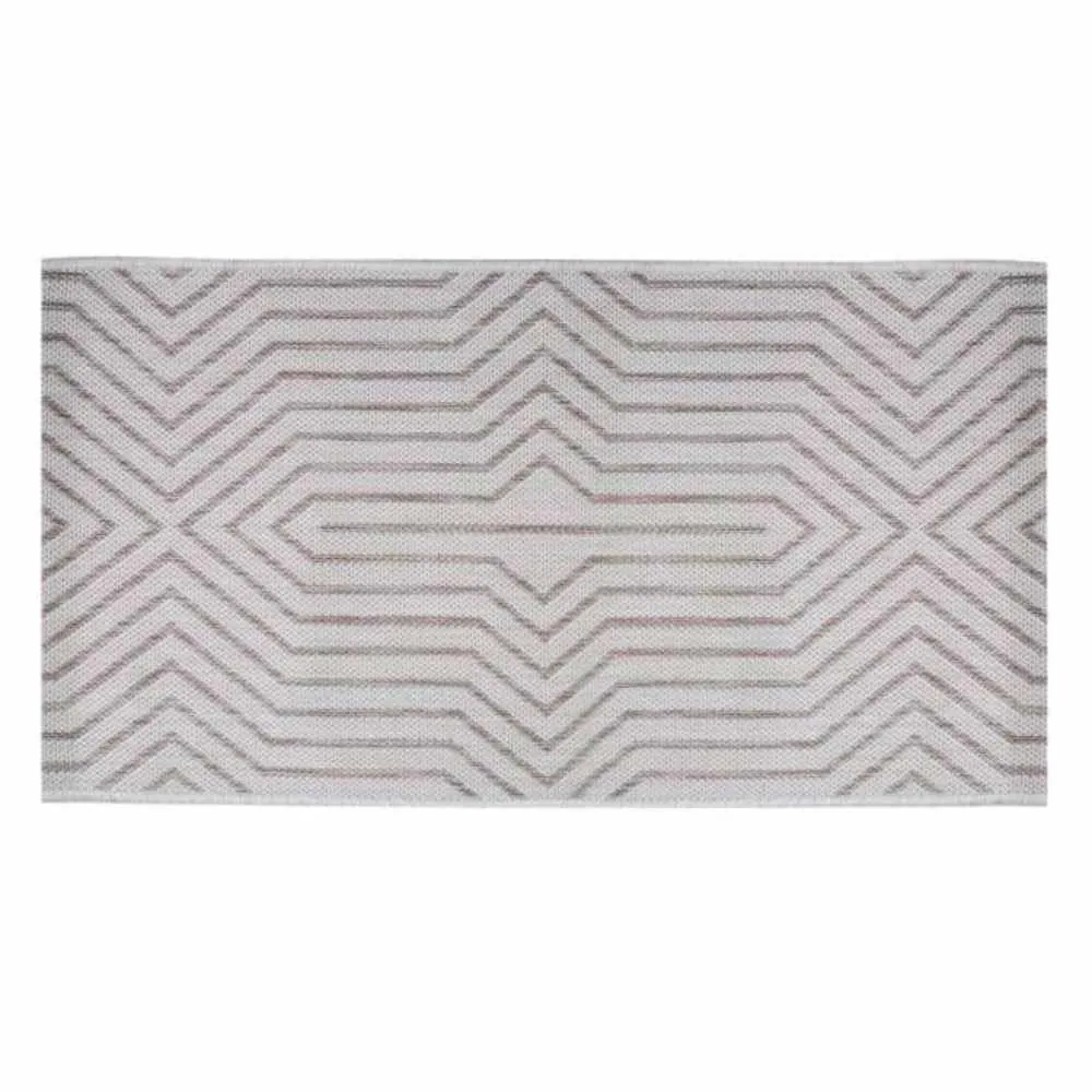 Tapete para Quarto e Sala Amazonas 80Cmx1,50 m - Linhas Bege