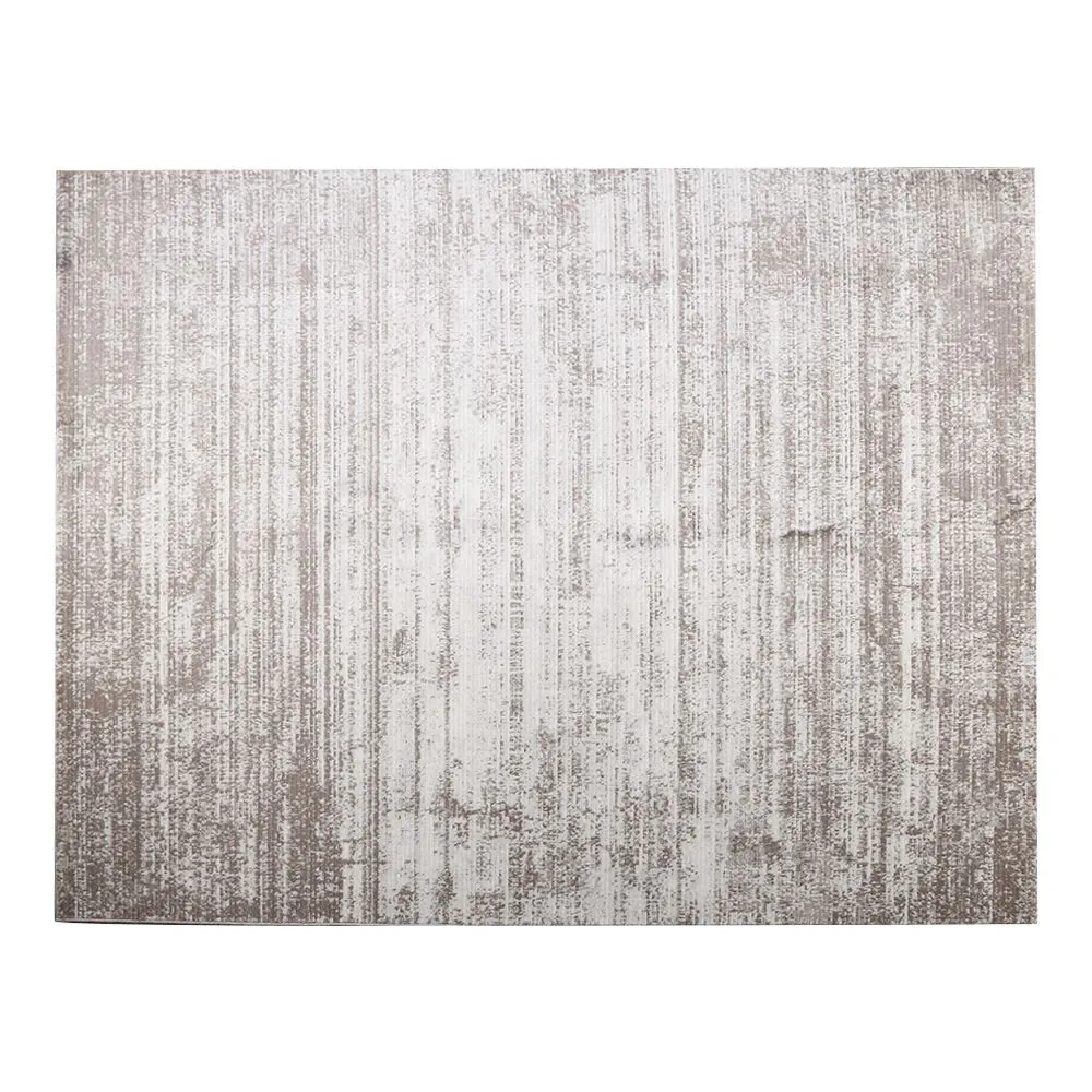 Tapete para Quarto e Sala Platinium 2,00X2,50 M - Listras Cinza e Bege