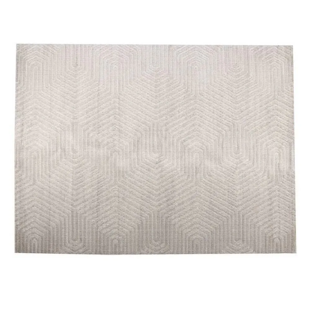 Tapete para Quarto e Sala 2,40 X 3,00M Platinium - Cinza com Bege