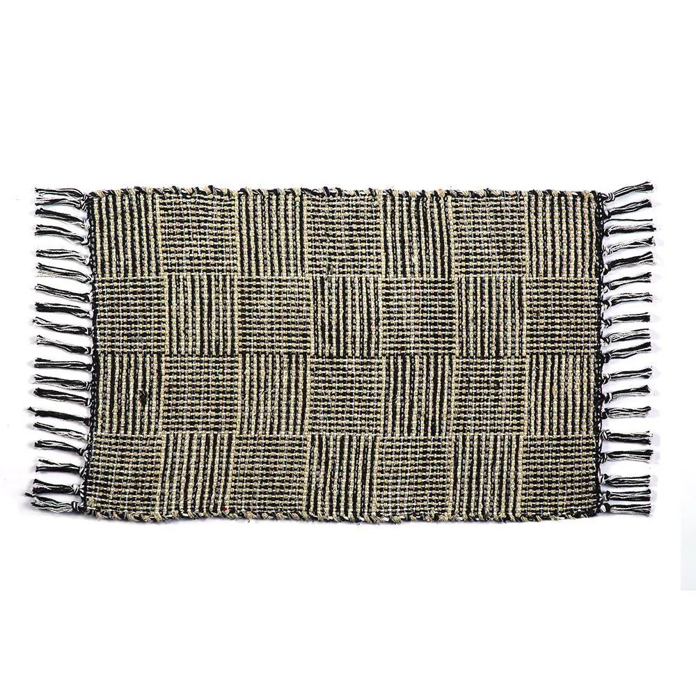 Tapete para Banheiro 40X60 cm - Trama Cinza