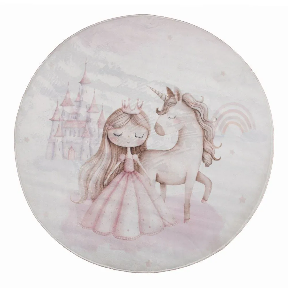 Tapete Soft 100 X 100Cm - Rosa Princesa