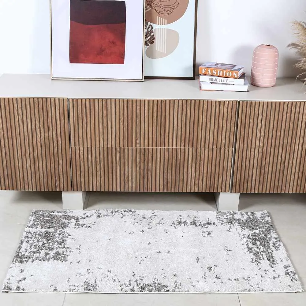 Tapete Tokyo 0,80X1,50 - Bege e Cinza