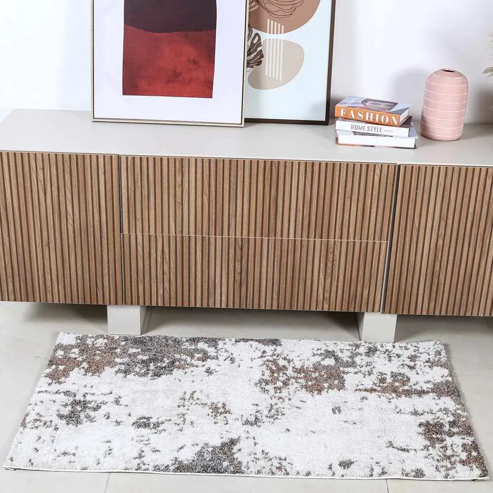 Tapete Tokyo 0,80X1,50 - Cinza e Bege