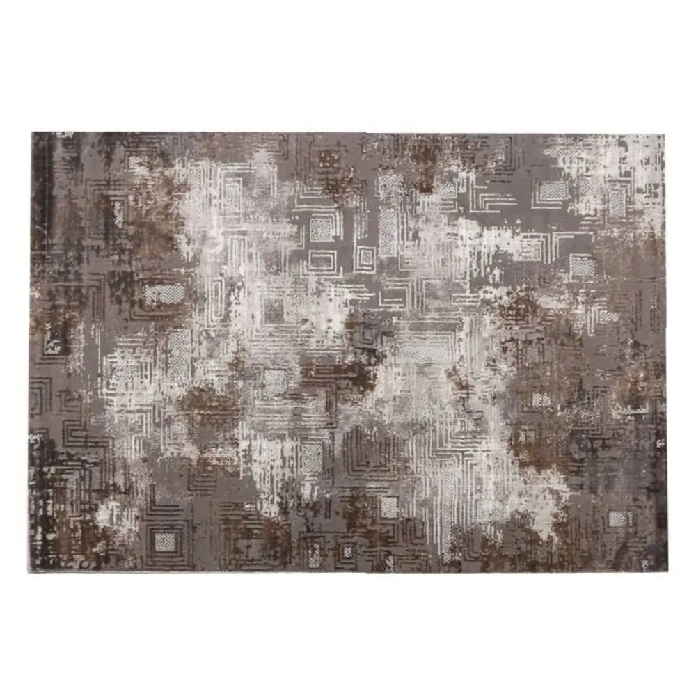 Tapete para Quarto e Sala Toscana 1,40X2,00M - Cinza Bege