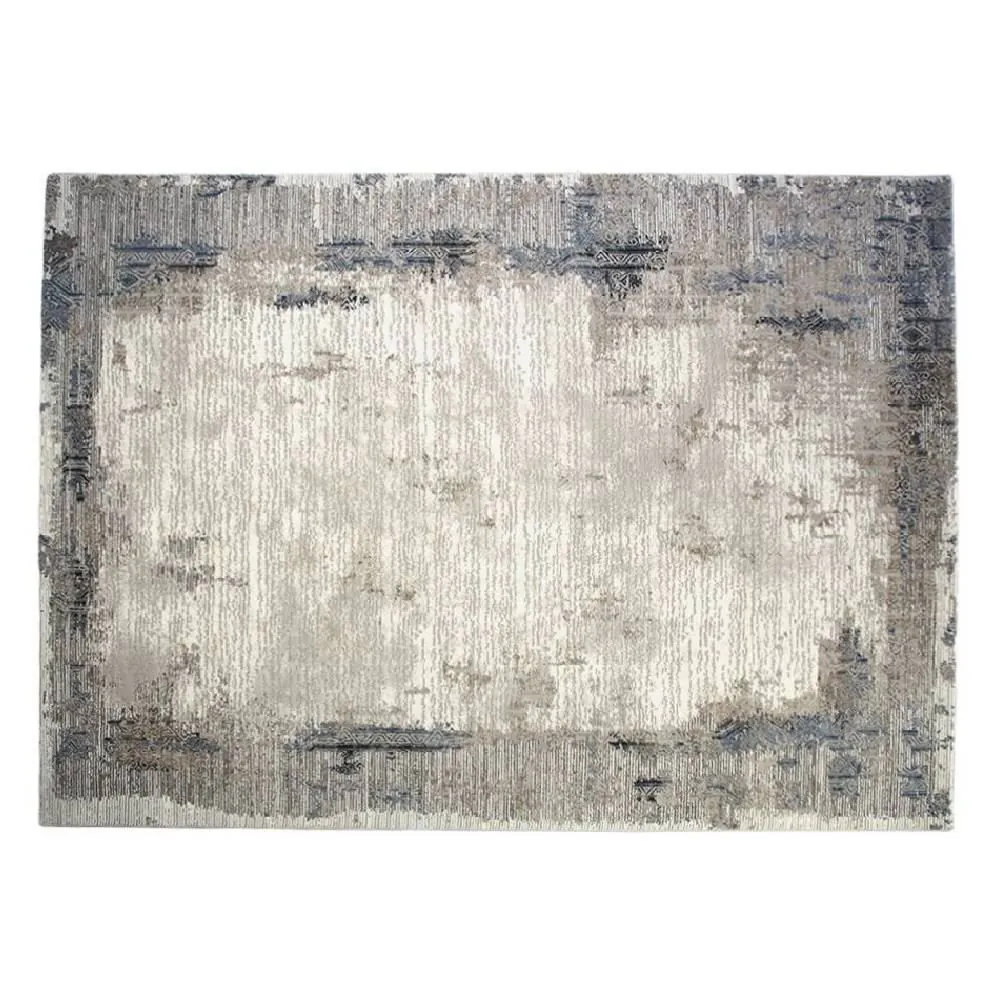 Tapete para Quarto e Sala 2,00X3,00M Toscana - Cinza Azul