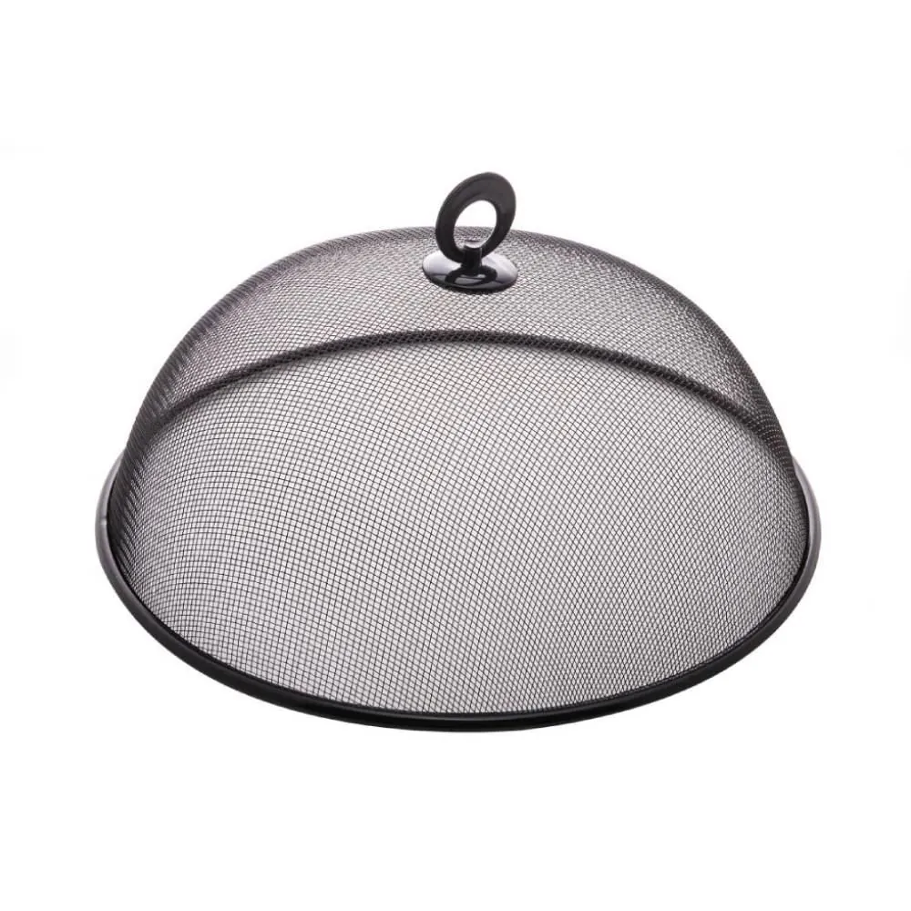 Tela Protetora de Alimentos Redonda 24Cm Lyor - Preta