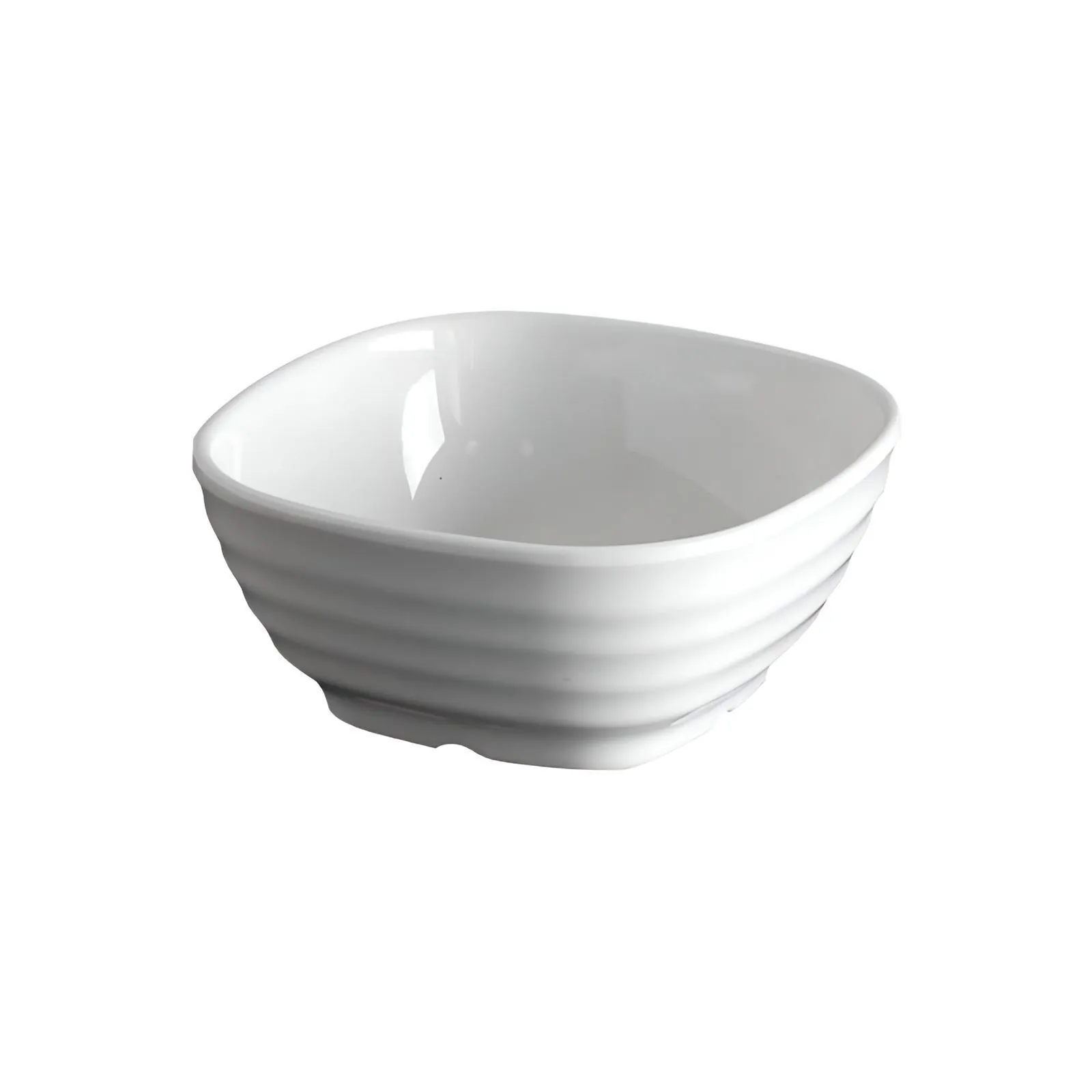 Tigela Quadrada Melamina Napoli 400 Ml - Branco