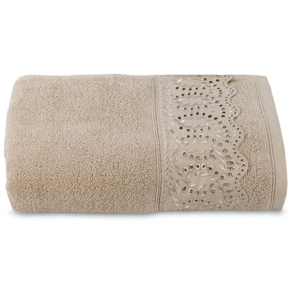 Toalha Banho 100% Algodão Imperial - Bege