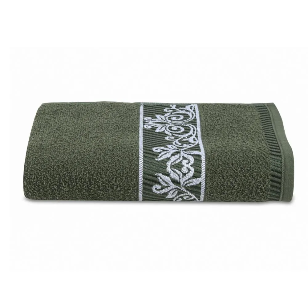 Toalha de Banho 100% Algodão Botanic - Verde Floresta