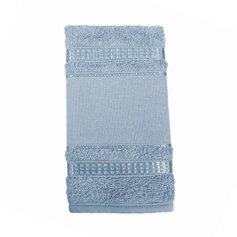 Toalha de Lavabo para Bordar - Azul Veleiro