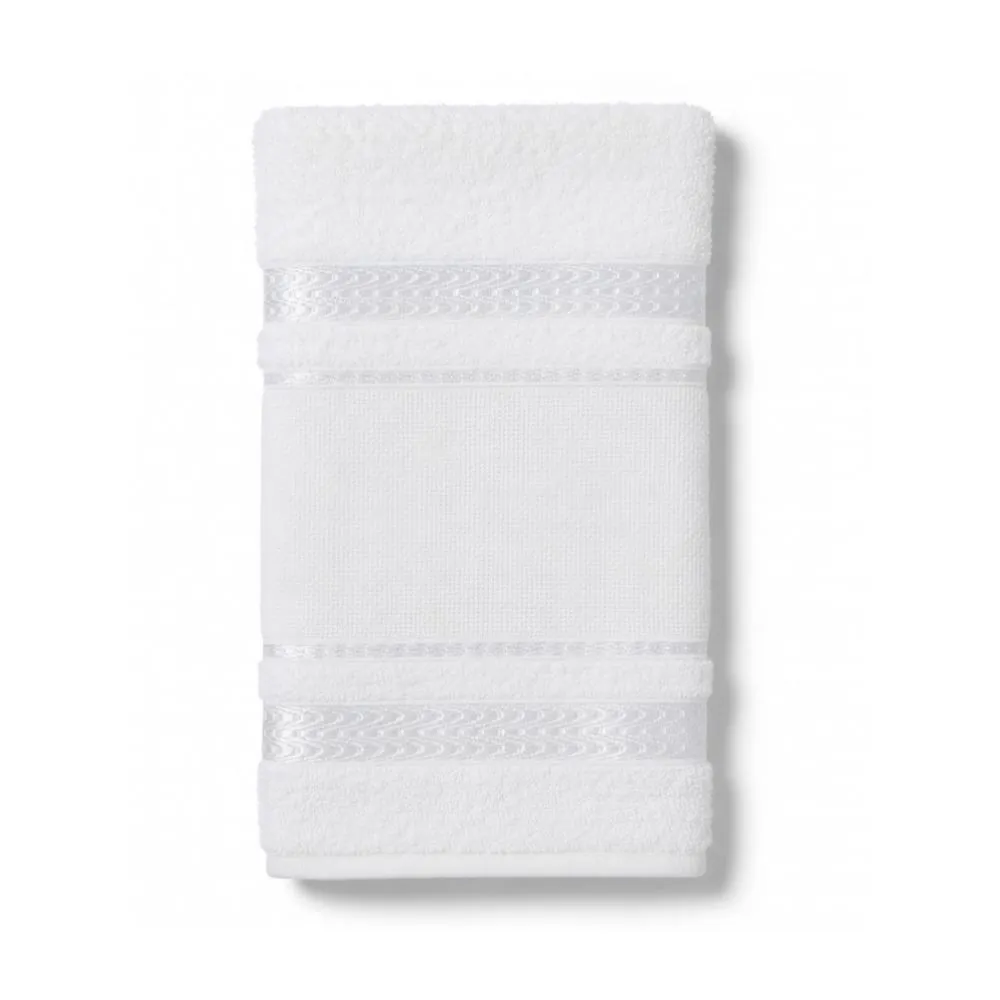 Toalha de Lavabo para Bordar - Branco