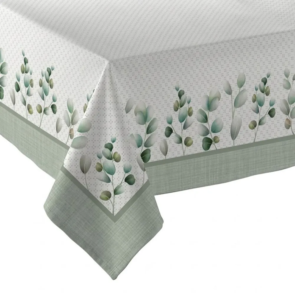 Toalha de Mesa 1,40 X 1,40M Clean Renova Döhler - Folhas Verdes