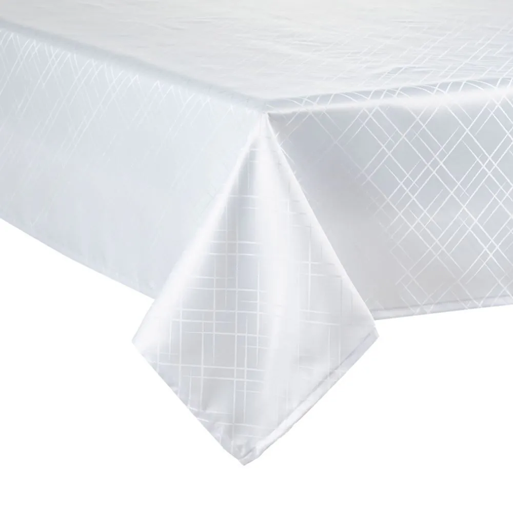 Toalha de Mesa 1,40 X 1,40 m Requinte Döhler - Branco TJ-5795