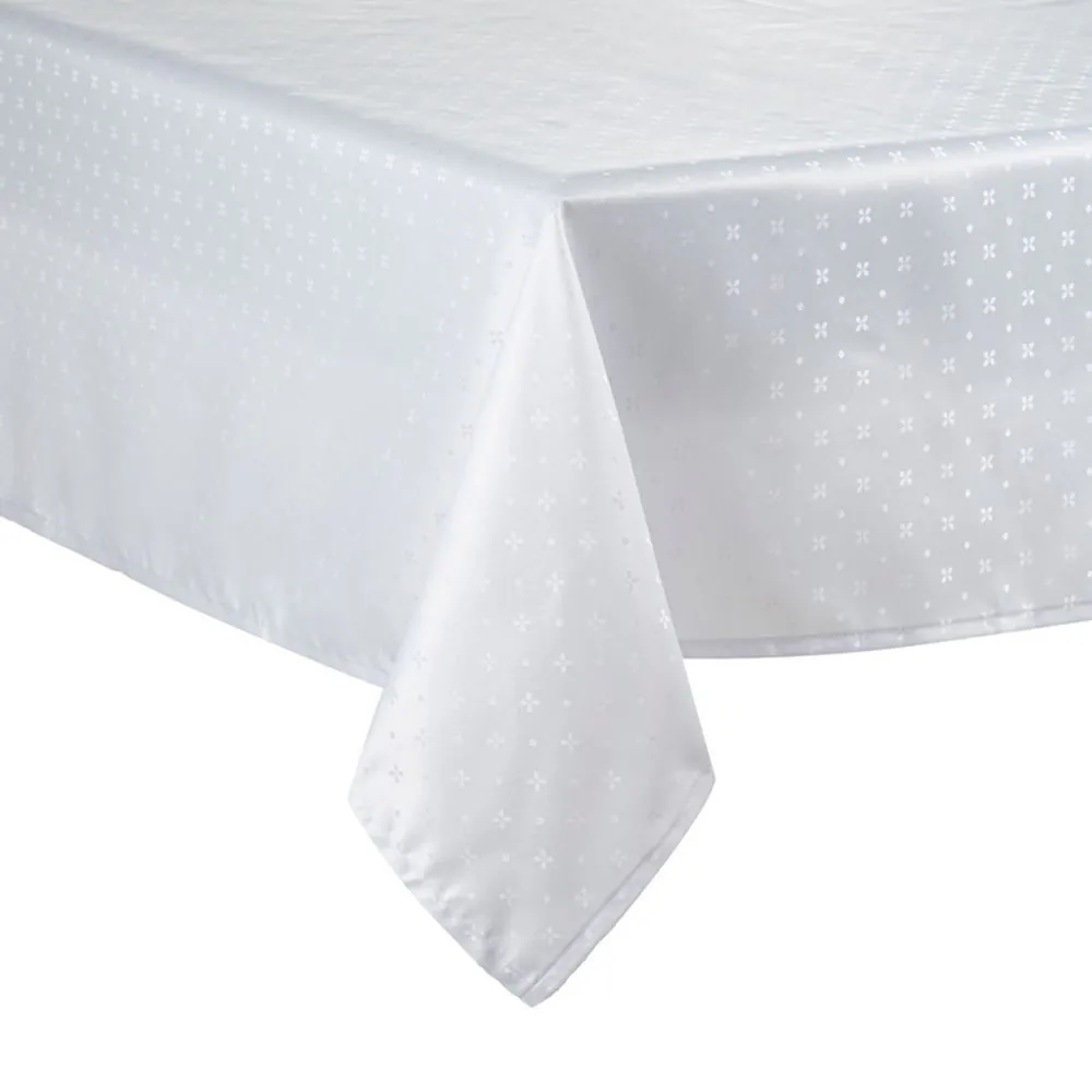 Toalha de Mesa 1,40 X 1,40 m Requinte Döhler - Branco TJ-5796