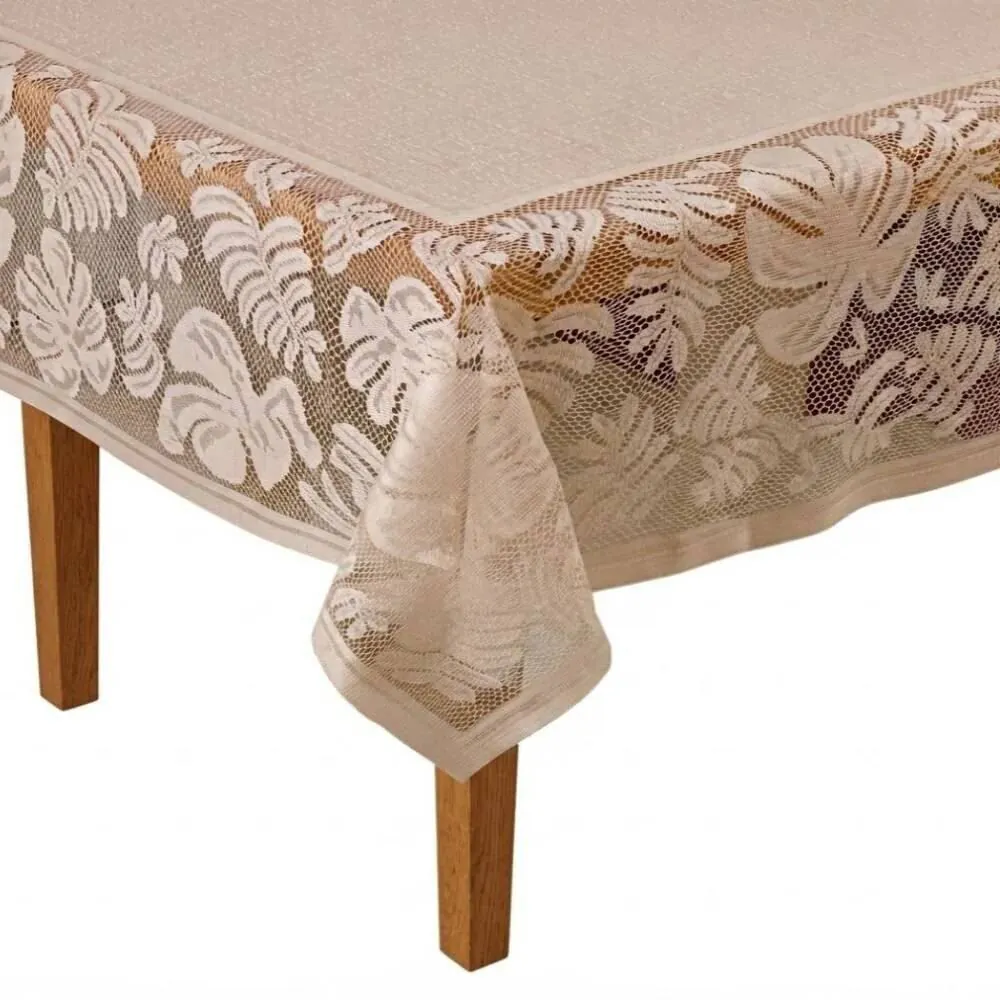 Toalha de Mesa Retangular Ibiza - Bege