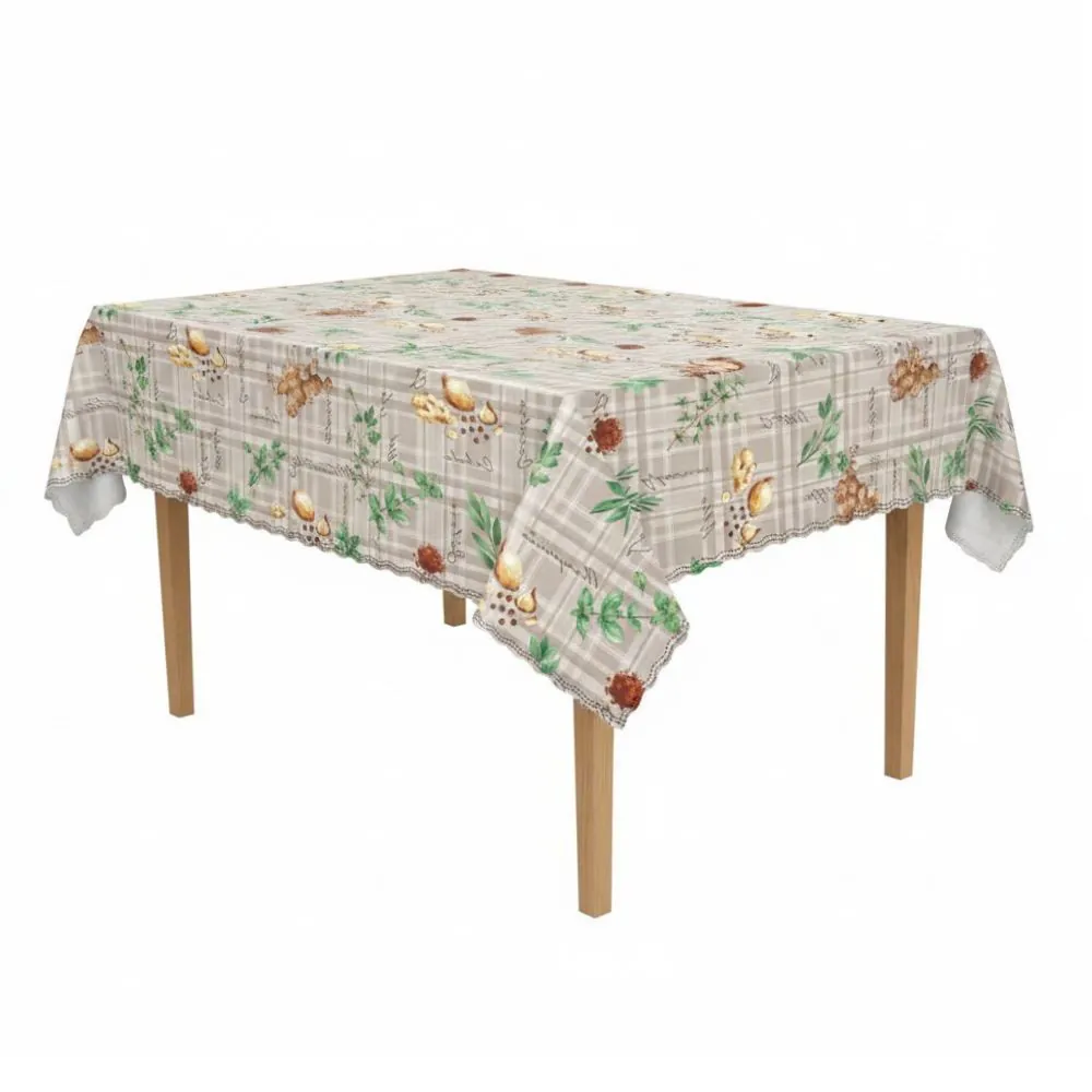 Toalha de Mesa Térmica 1,38M X 2,10M Salehtex - Temperos