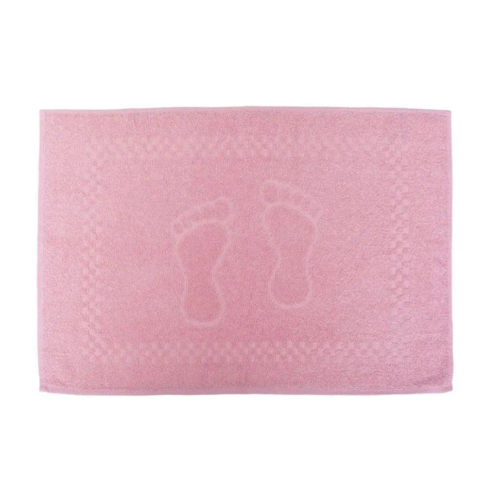 Toalha de Piso Algodão 45X68cm - Rosa Pó