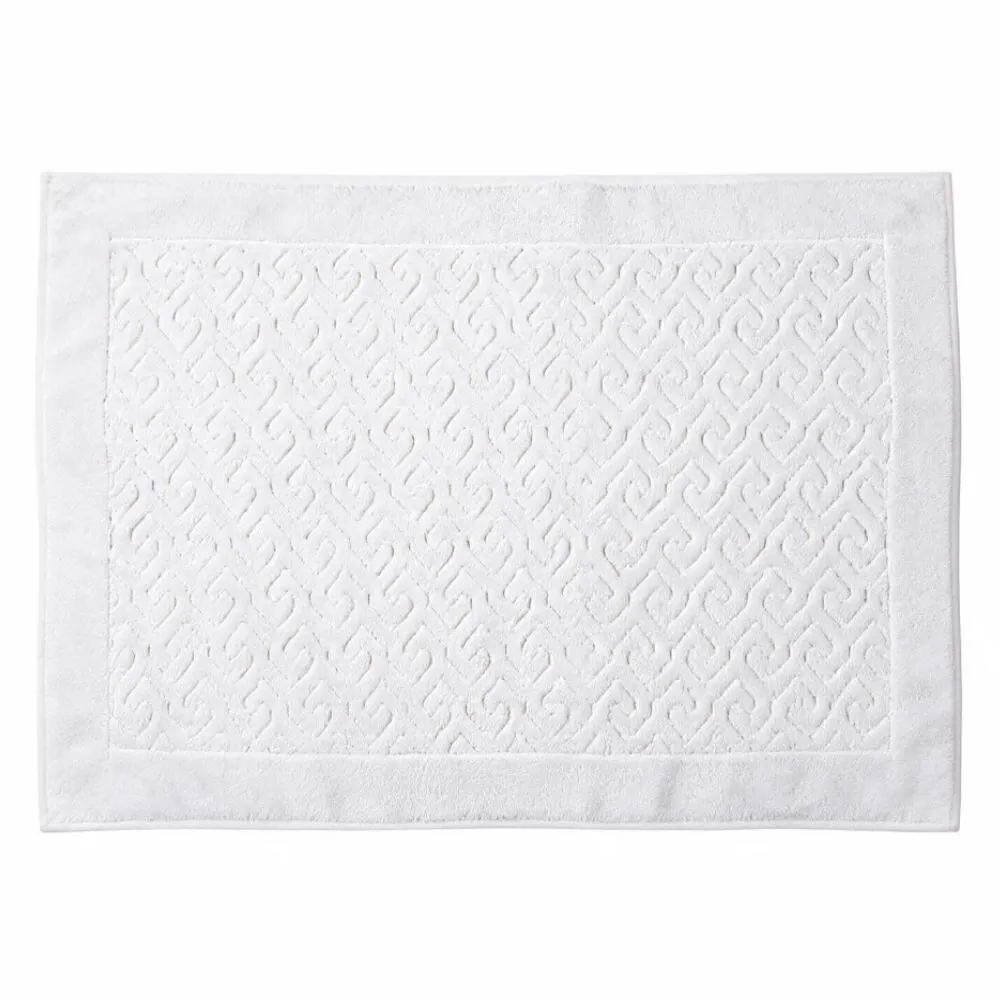 Toalha de Piso para Banheiro 45X68cm Spazio - Branco Chronos