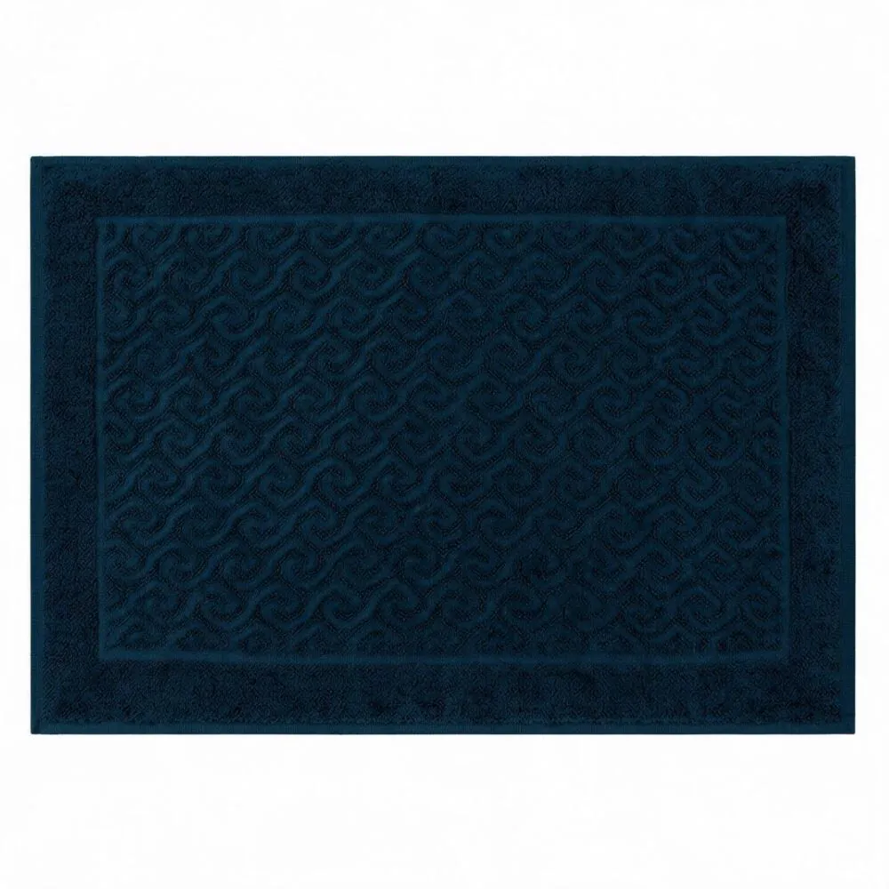Toalha de Piso para Banheiro 45X68cm Spazio - Petróleo
