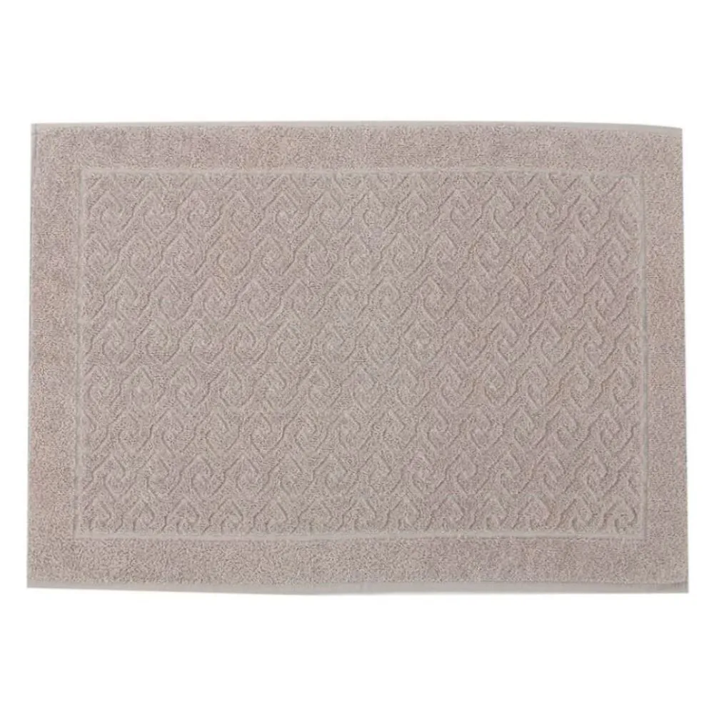 Toalha de Piso para Banheiro 45X68cm Spazio - Prata