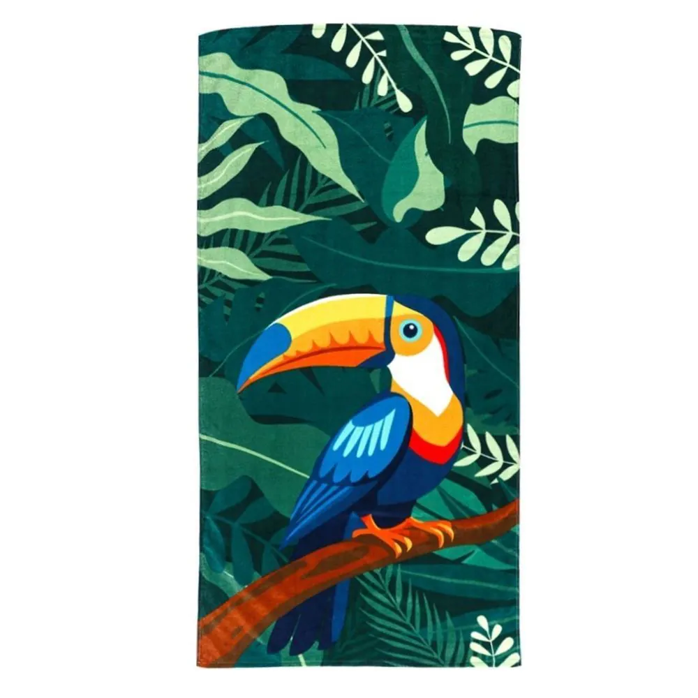 Toalha de Praia Aveludada 100% Algodão Döhler - Tucano