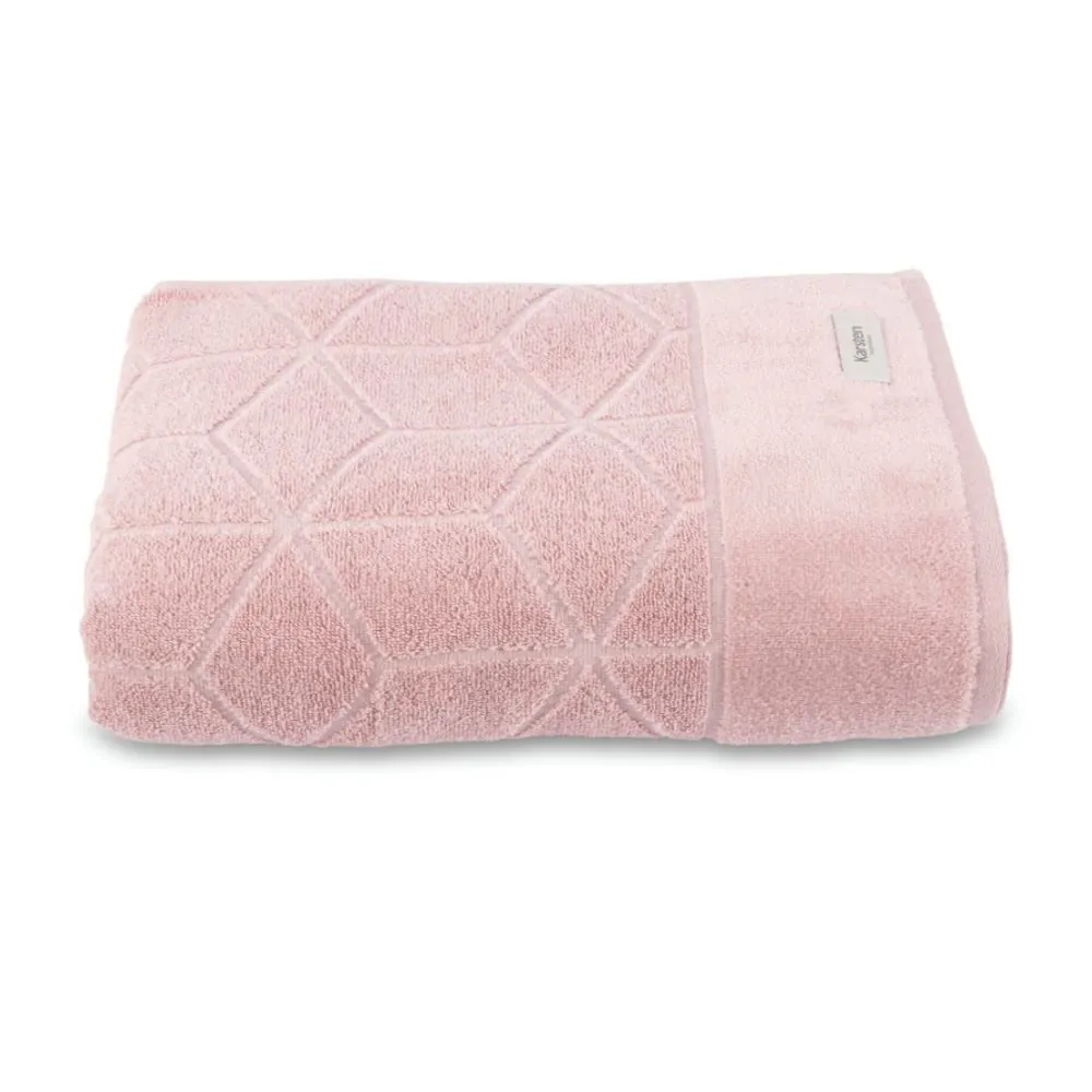 Toalha de Rosto 100% Algodão Ibiza Karsten by - Rosa Suave