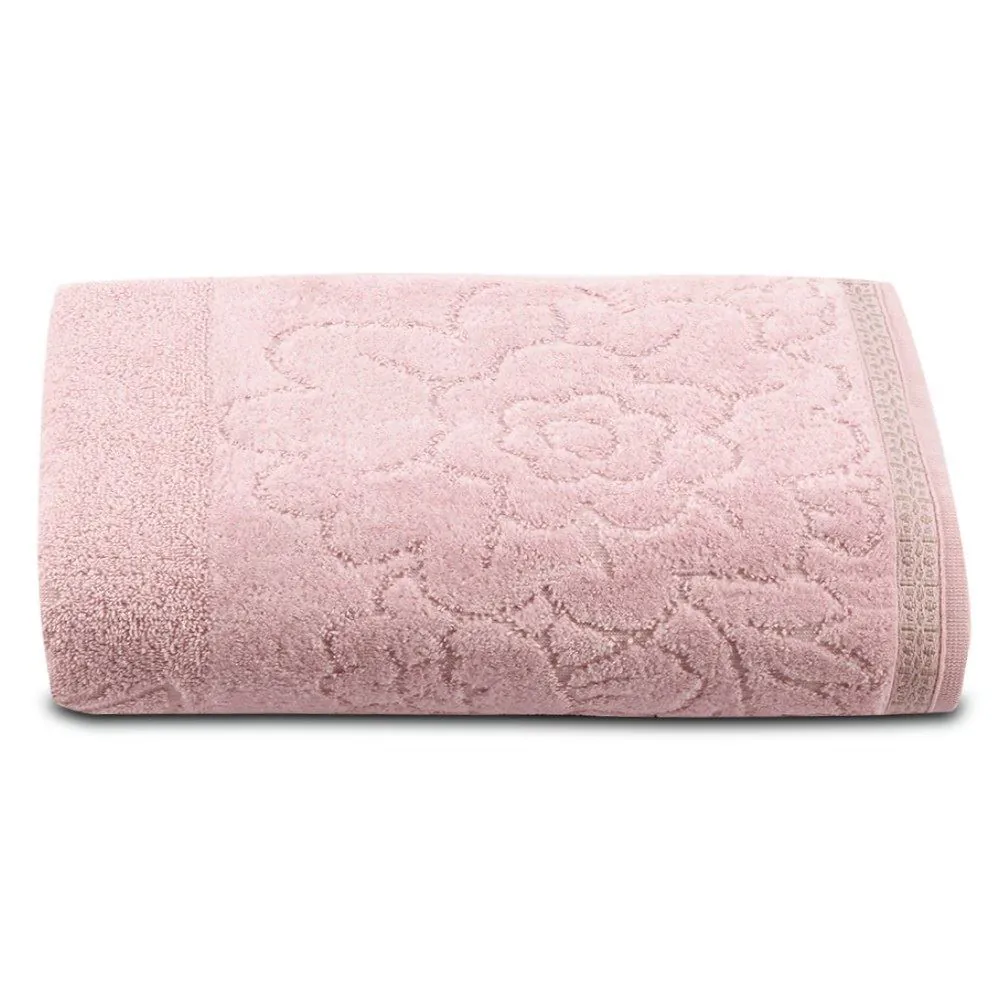 Toalha Super Banho 100% Algodão Glamour - Rosa