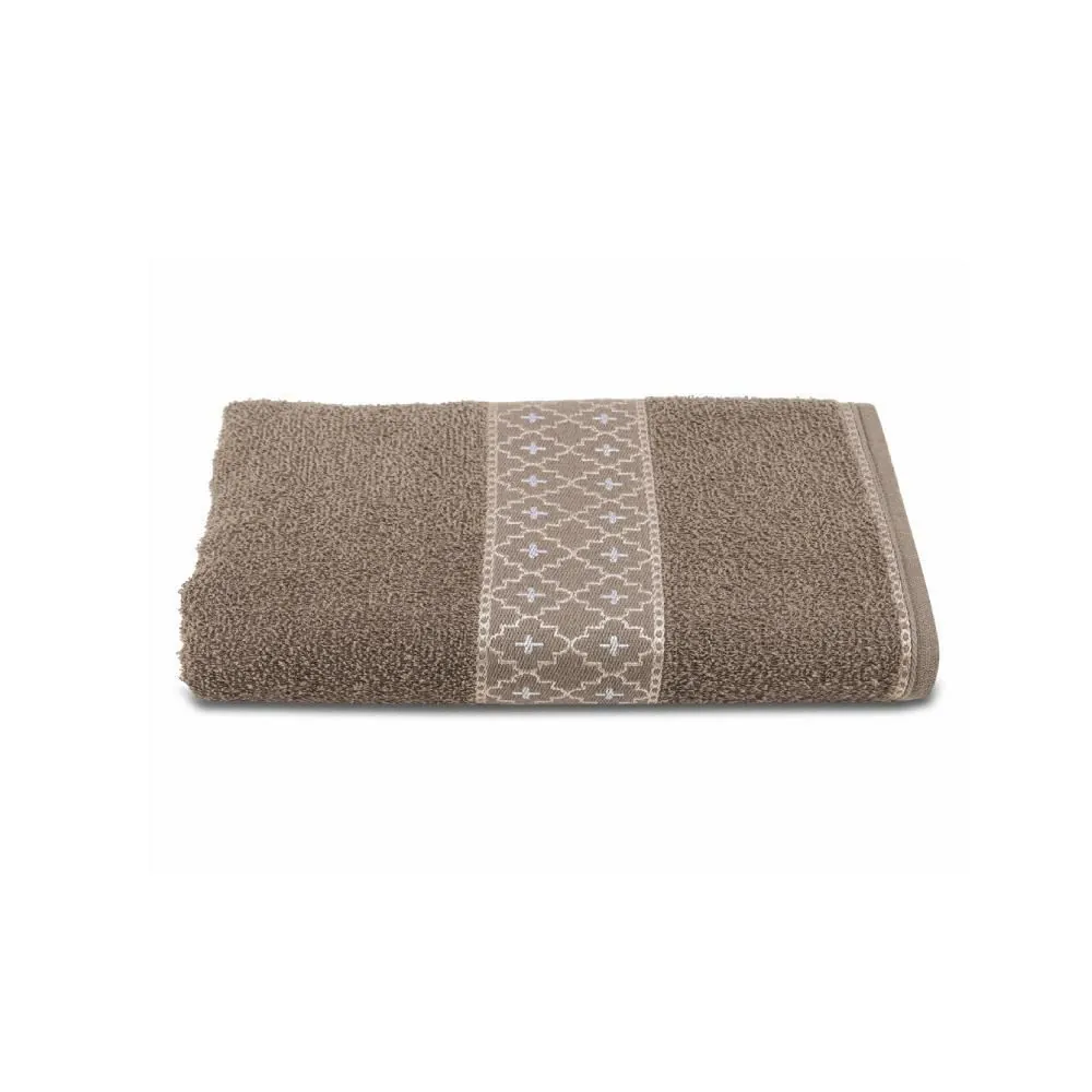 Toalha de Rosto 100% Algodão Verona - Taupe